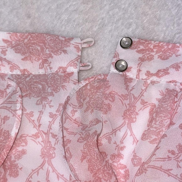 Disney D-Signed Pink Vertical Ruffle Sleeveless Dress - Picture 7 of 8